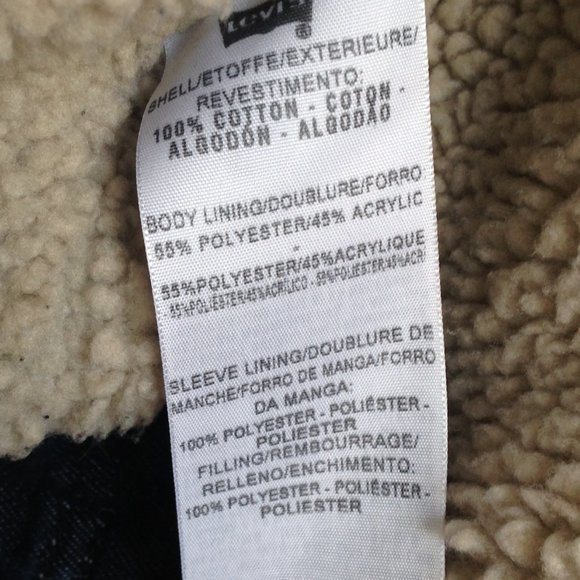 Levi's - Sherpa Trucker Denim Jean Jacket - Picture 16 of 16